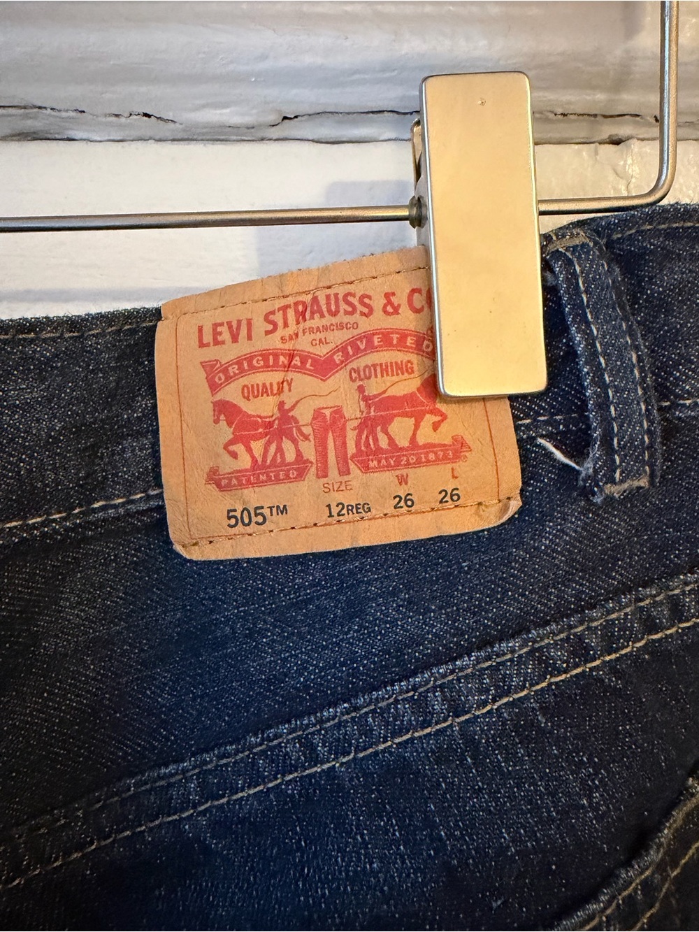 Levi's Kids Dark Blue Denim 505 Jeans